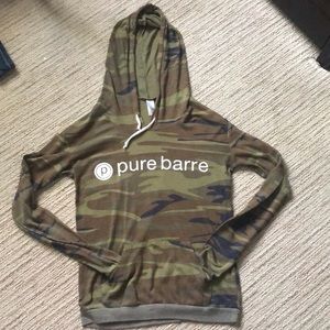 Pure Barre Camo Hoodie size small